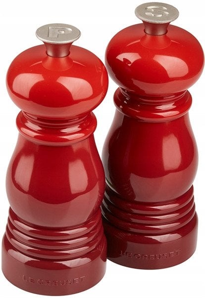 Le Creuset Salt and Pepper Mill Set 11cm Red 0630870165617