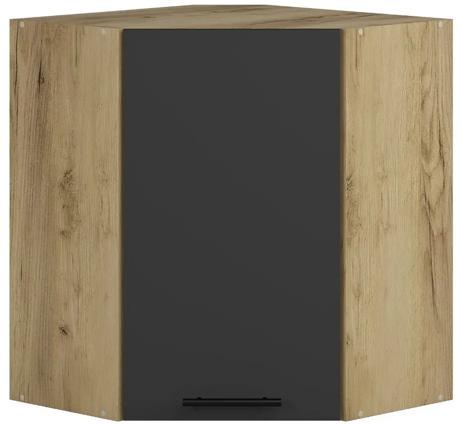 Szafka kuchenna narożna 60 VENTO GN-60/72 antracyt HALMAR