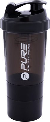 Pure2Improve Pure2Improve | Bottle Shaker, 500 ml | Black