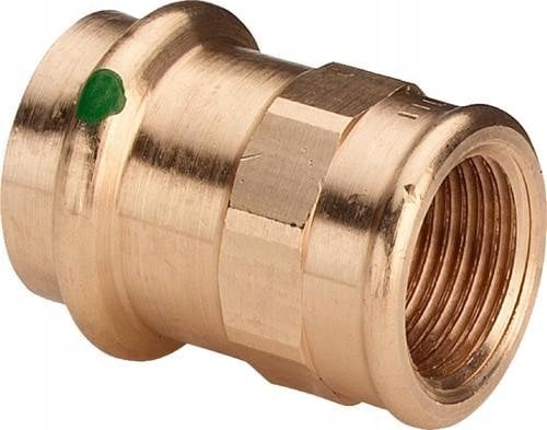 Kształtka przejsciowa z SC 15 x 3/4 braz / blyszczacyŁącznik do rur