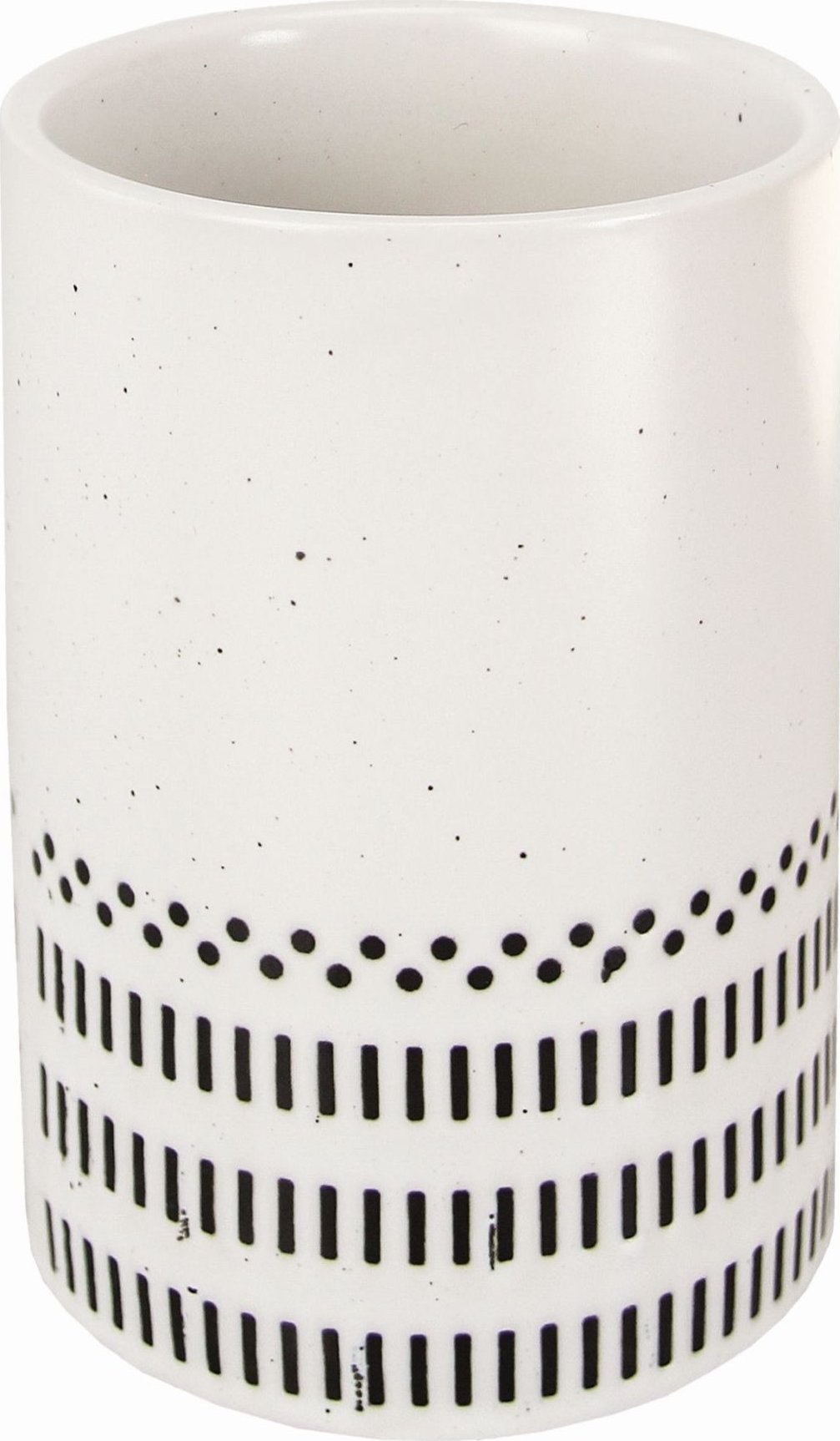 Kleine Wolke Kleine Wolke Alva Kubek łazienkowy czarny biały