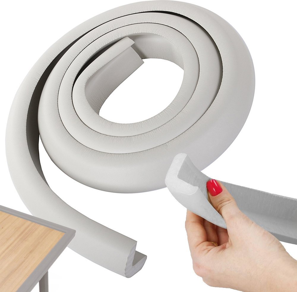 Verk Taśma piankowa zabezpieczjąca ranty rogi kanty narożniki miękka do mebli 2m Taśma piankowa zabezpieczjąca ranty rogi kanty narożniki miękka do me