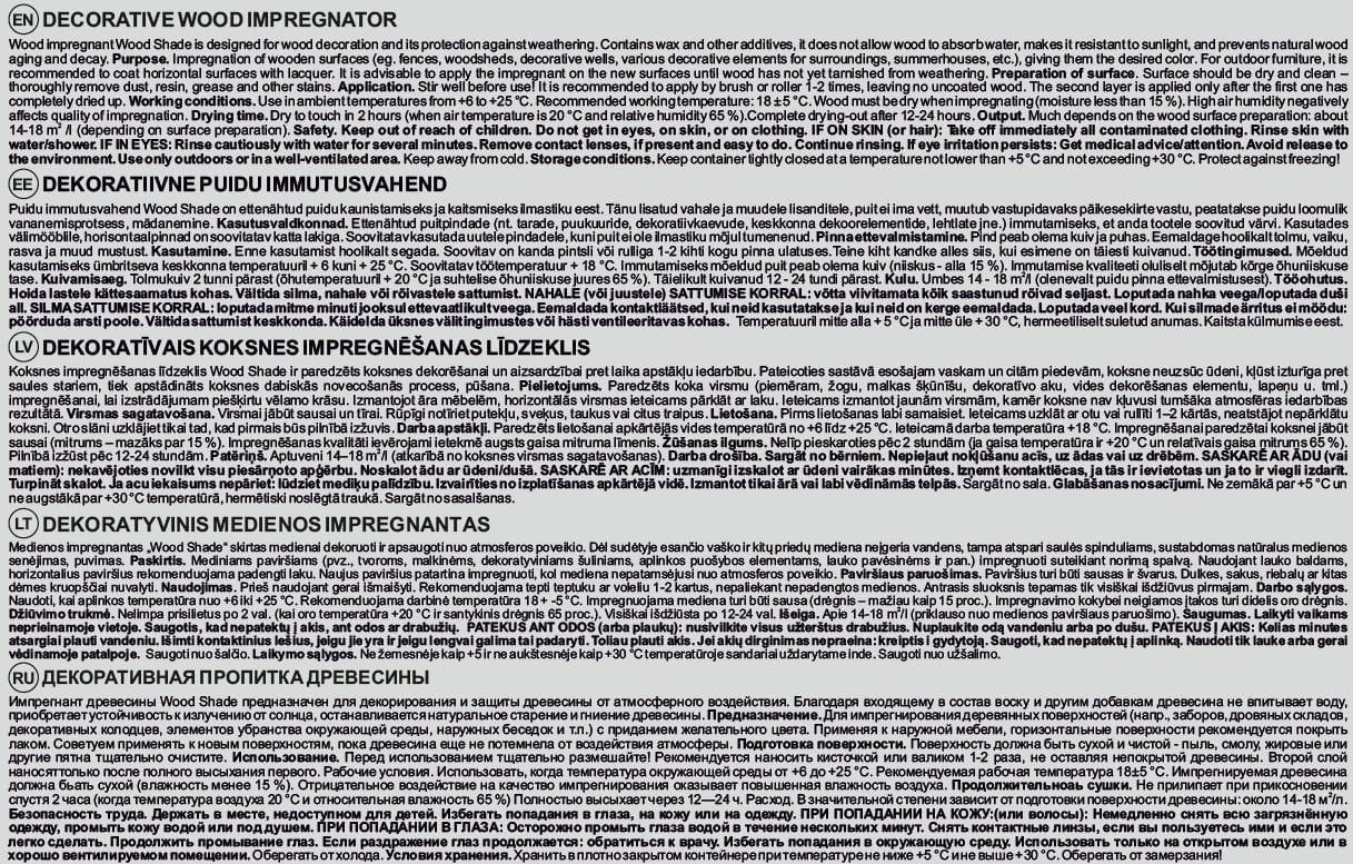 WOOD IMPREG WOOD SHADE WALNUT 5L OKKO