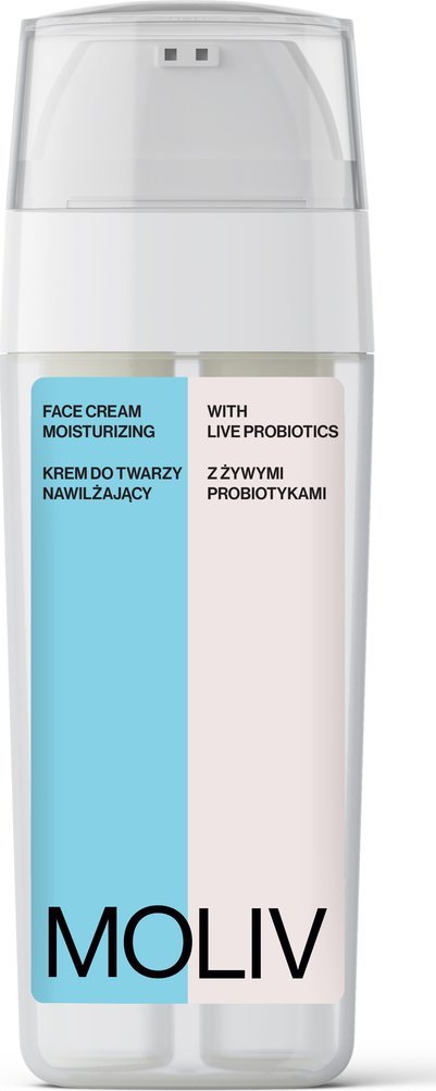 MOLIV Krem do twarzy nawilżający z żywymi probiotykami 30ml