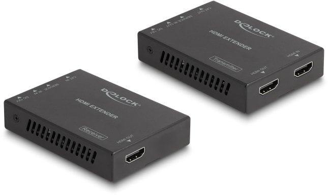 System przekazu sygnału AV Eaton DELOCK HDMI Extender Set przez kabel Cat.6 4K 60 Hz 50 m
