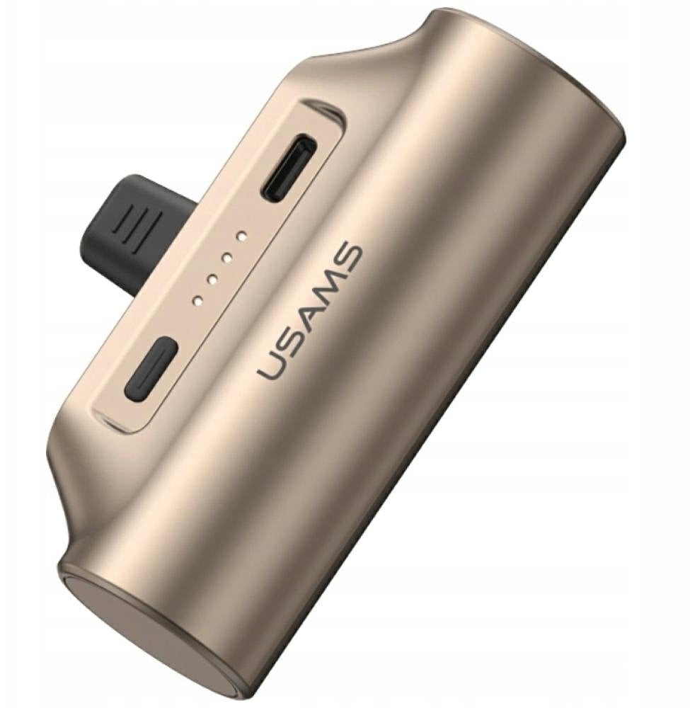 Powerbank Usams Powerbank PB79 Mini Tail Plug Portable 3000mAh USB-C beżowy