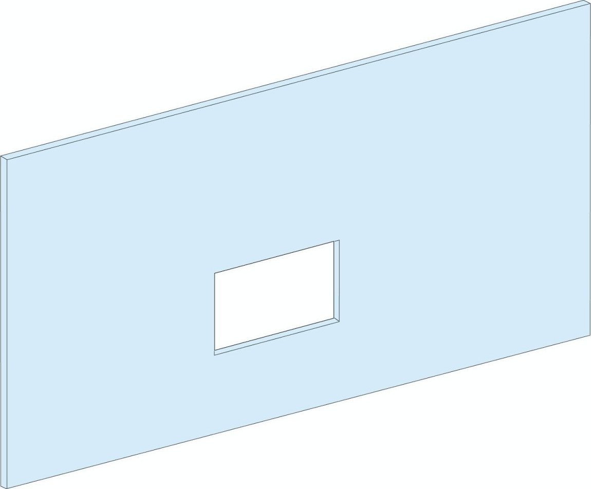 Schneider Electric Płyta czołowa pozioma na stałe NS1600 z dźwignią/uchwytem obrotowym 4P LVS03687