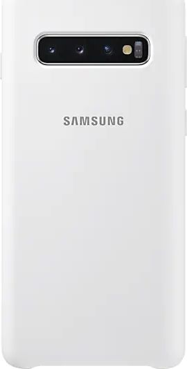 Samsung Etui Silicone Cover Galaxy S10+ białe (EF-PG975TWEGWW)