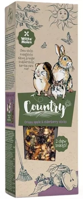 Witte Molen KOLBY GRYZOŃ COUNTRY 110g 2szt APPLE & ELDERBERRY