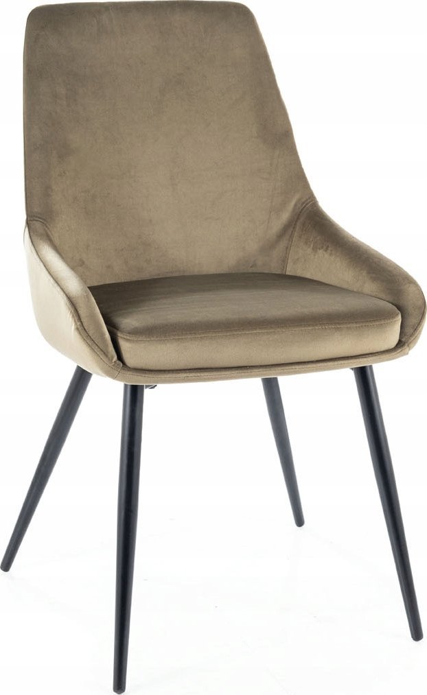 Signal Krzesło COBE VELVET oliwkowe SIGNAL