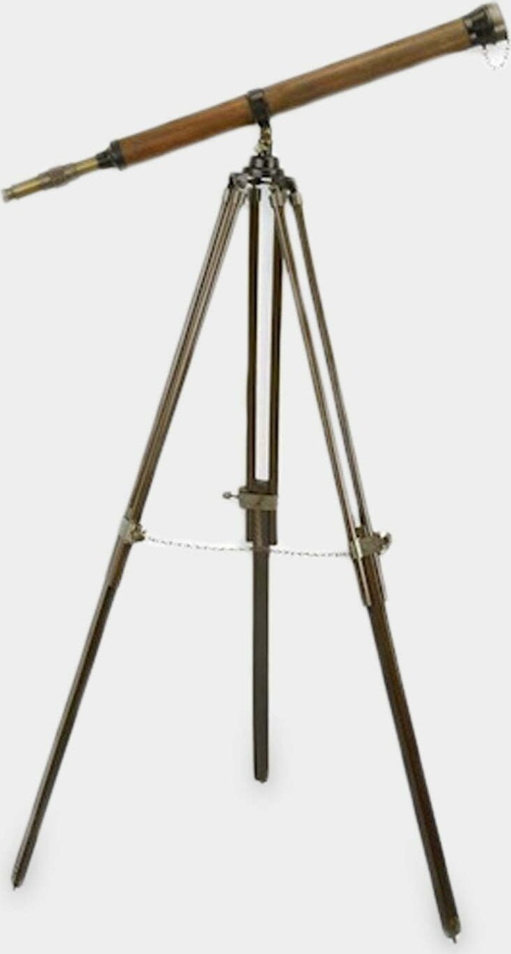 Luneta rzezbyzbrazu Duża Dekoracyjna Luneta Mosiężna na Trójnogu