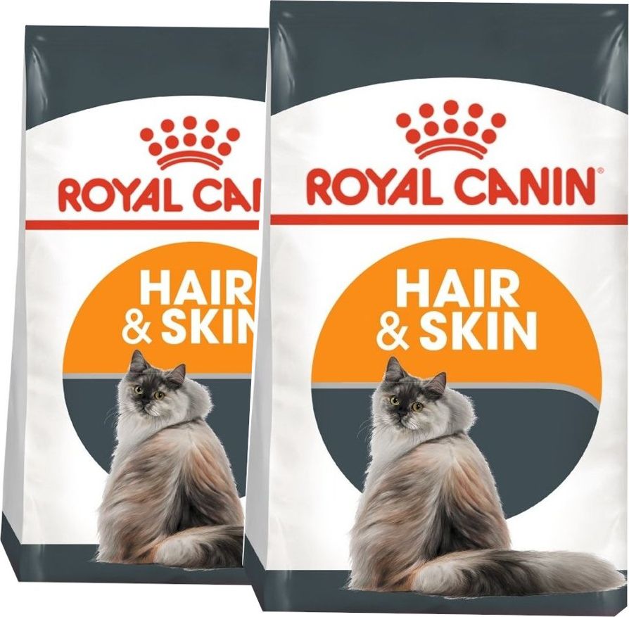 Royal Canin ROYAL CANIN Hair&Skin Care 2x10kg karma sucha dla kotów dorosłych, lśniąca sierść i zdrowa skóra