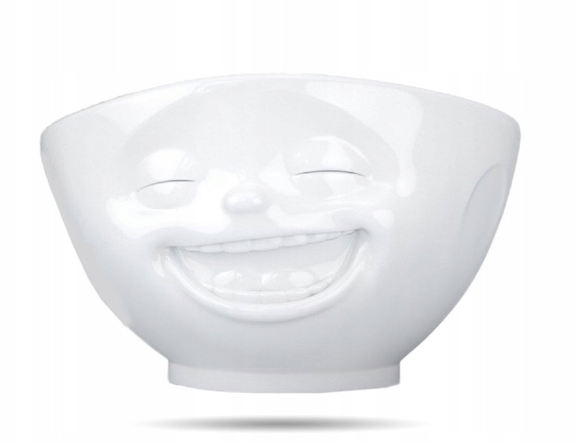 FIFTYEIGHT Schale 500ml - Lachend weiß