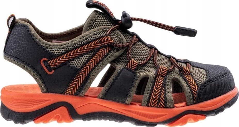 hitec Sandały dziecięce Hi-Tec Sanev Jr czarno-pomarańczowe rozmiar 35