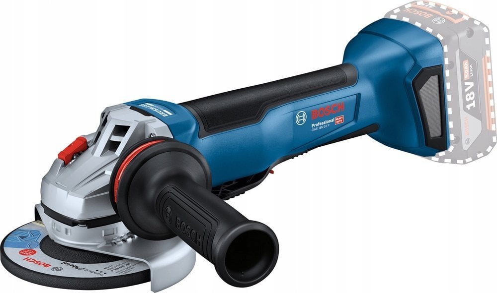 Szlifierka Bosch cordless angle grinder GWS 18V-10 P Professional solo, 125mm (blue/black, without battery and charger)