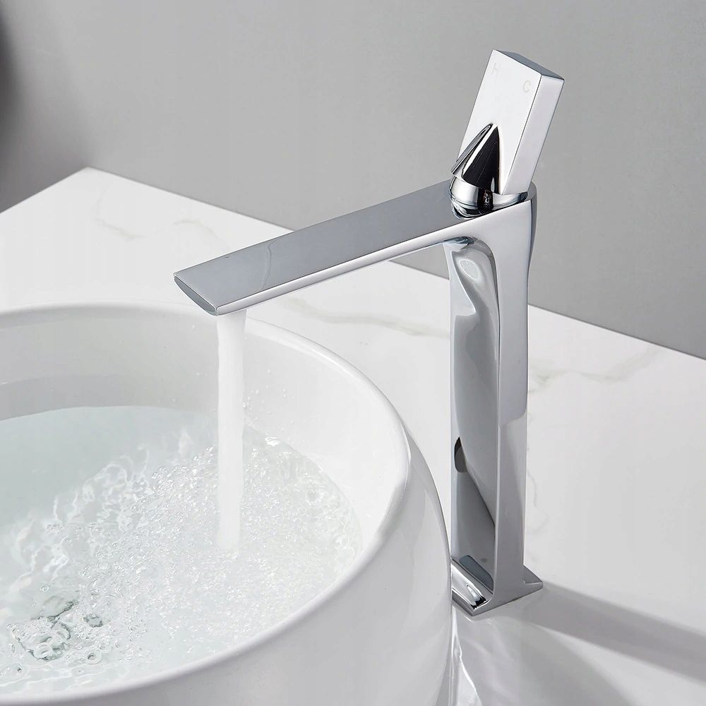 Bateria umywalkowa PDS stojąca chrom