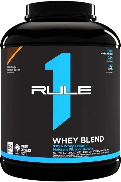 Rule One - Odżywka Białkowa R1 Whey Blend, Chocolate Peanut Butter, Proszek 2270g