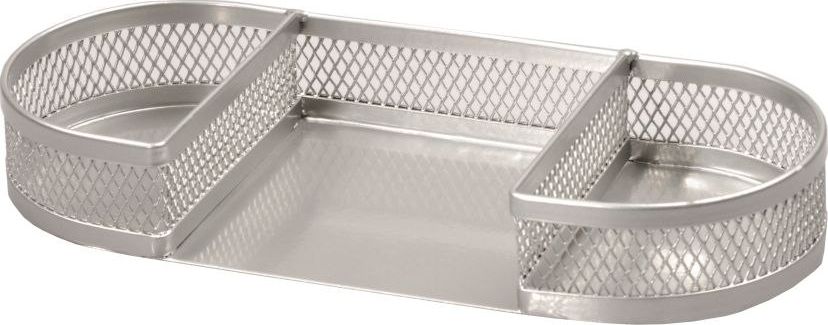 Tetis Przybornik zaokrąglony TETIS srebrny Tetis