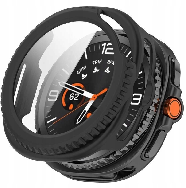 Etui z szybką Tech-Protect Defense do Samsung Galaxy Watch 8 Classic 46mm Black