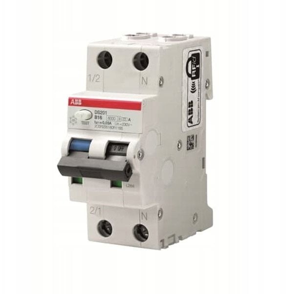 Wyłącznik różnicowo-nadprądowy 2P 10A C 30mA AC 6kA DS201 C10 AC30 2CSR255080R1104
