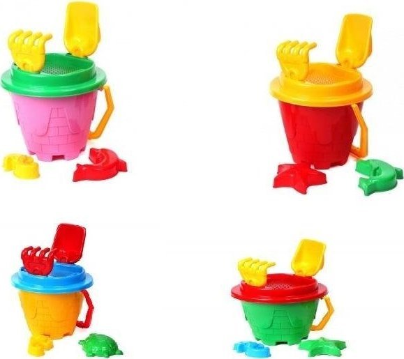 Technok Zestaw do piasku. Zamek MIX