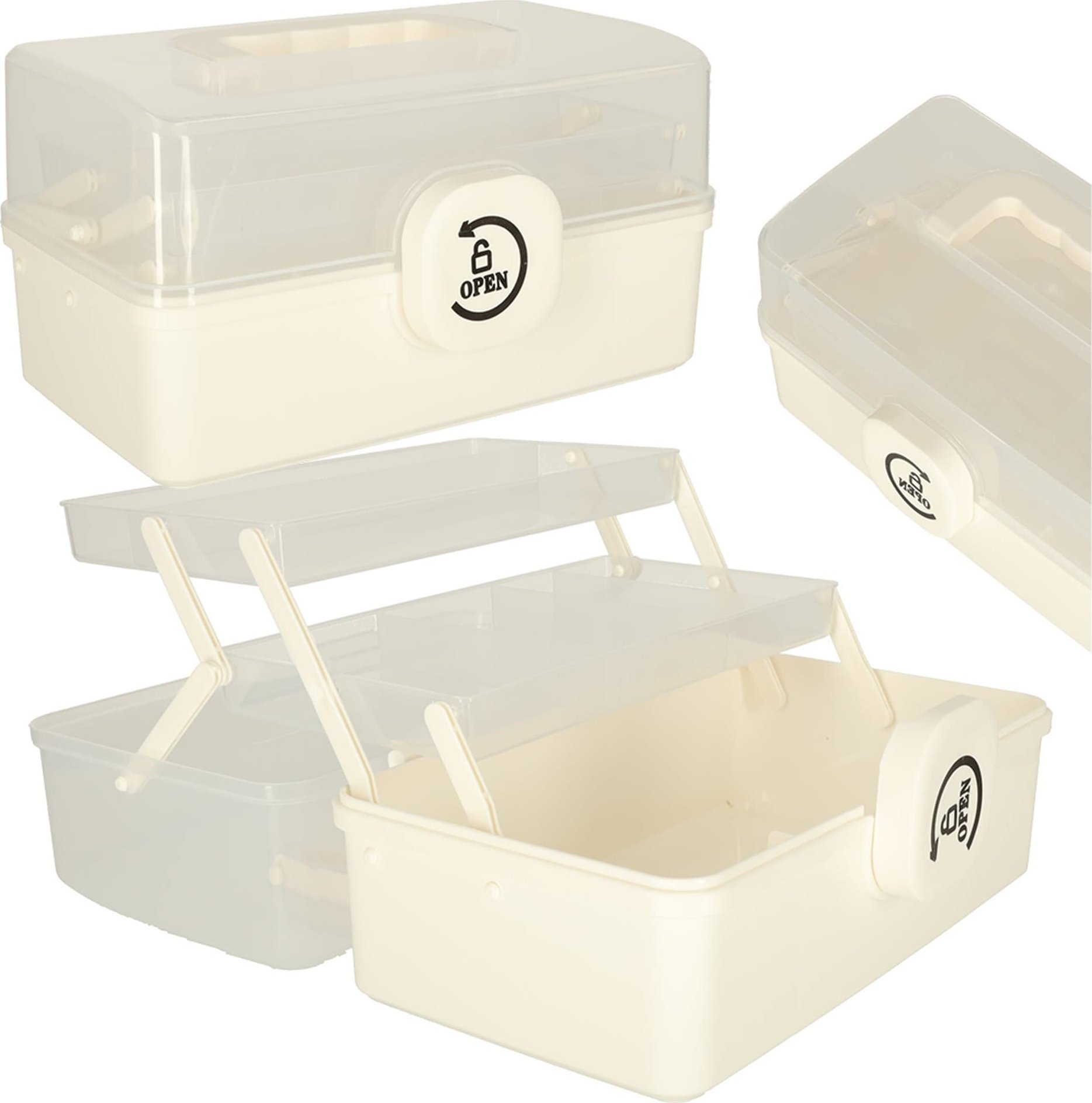 KIK Organizer pojemnik na lekarstwa leki apteczka przechowywania leków 29x16x15cm