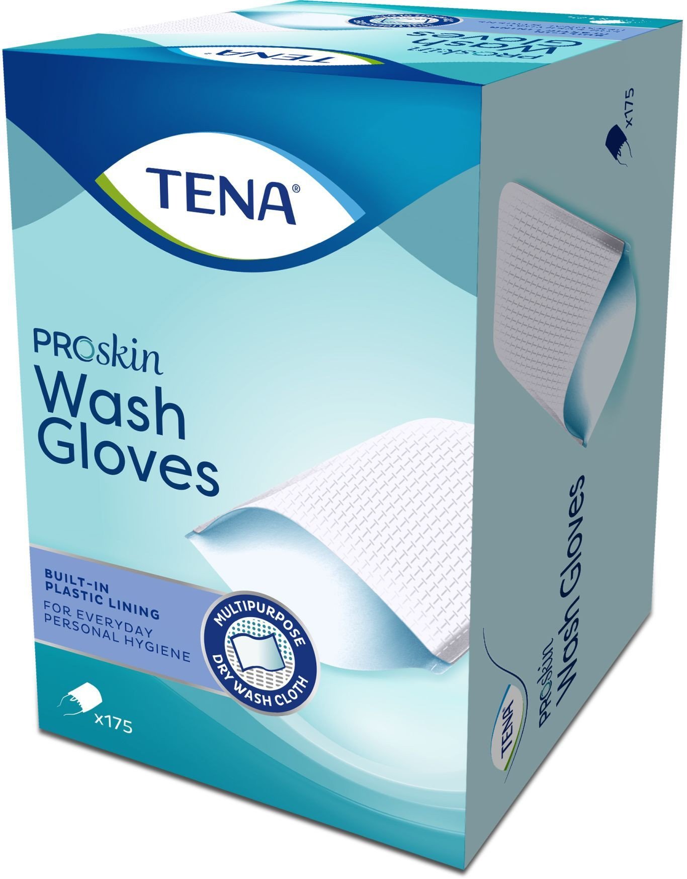 TENA Wash Glove, rękawica myjąca, 175 sztuk