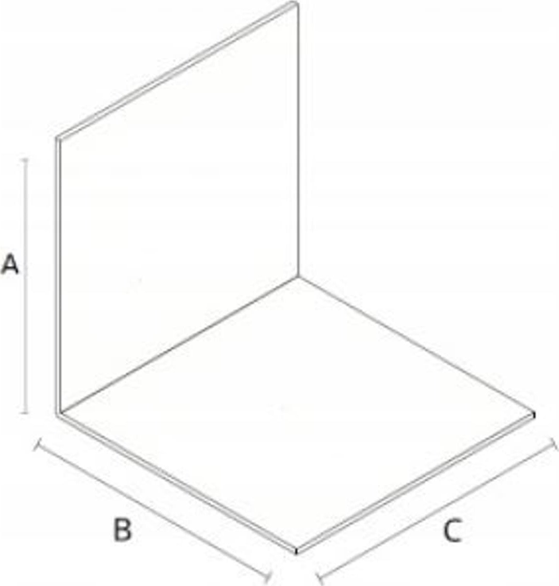 UN KĄTOWNIK DO PROFILI UA 93*85*85*2.0 (1 SZT)