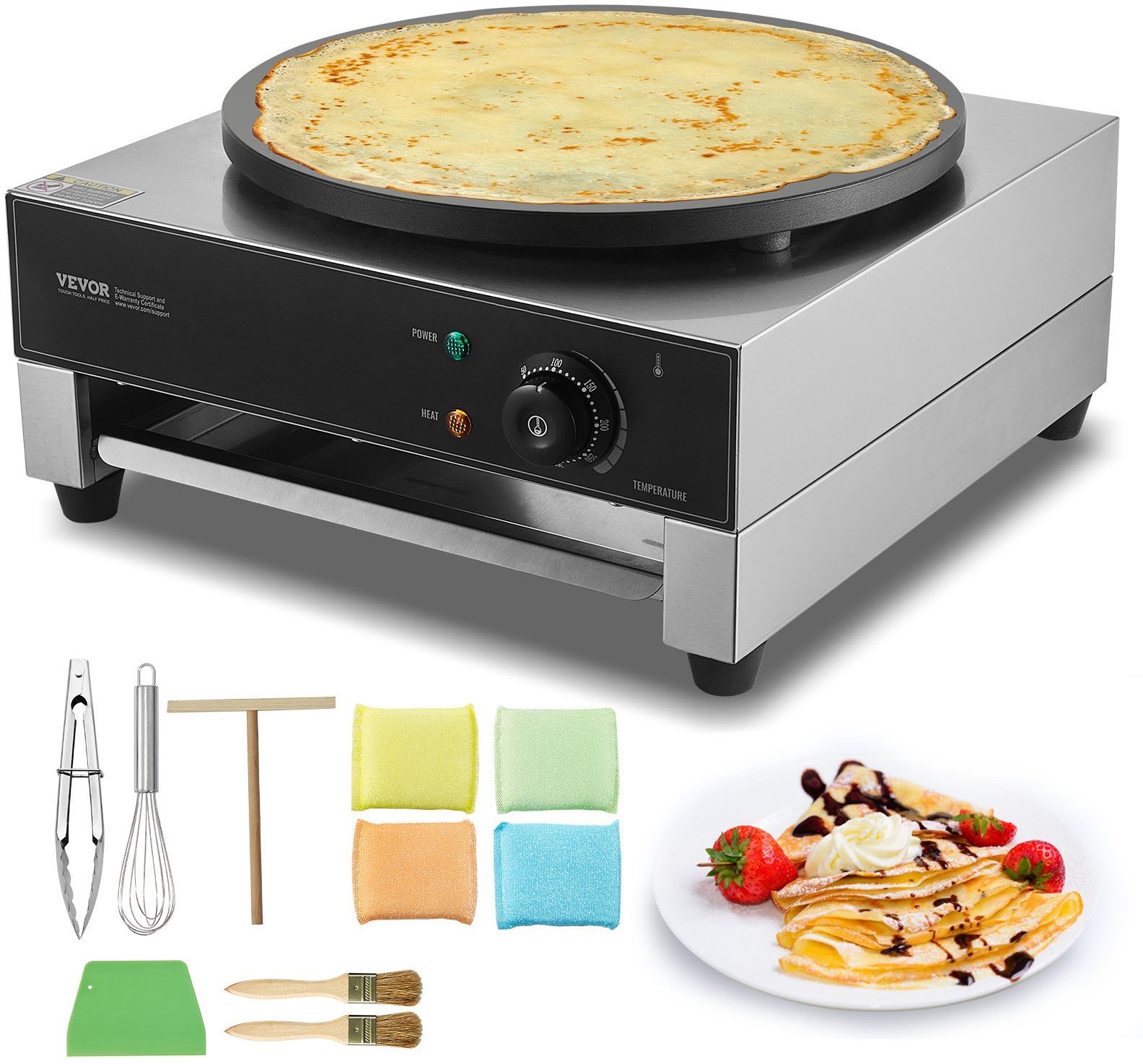 NALEŚNIKARKA ELEKTRYCZNA GASTRONOMICZNA 1700 W