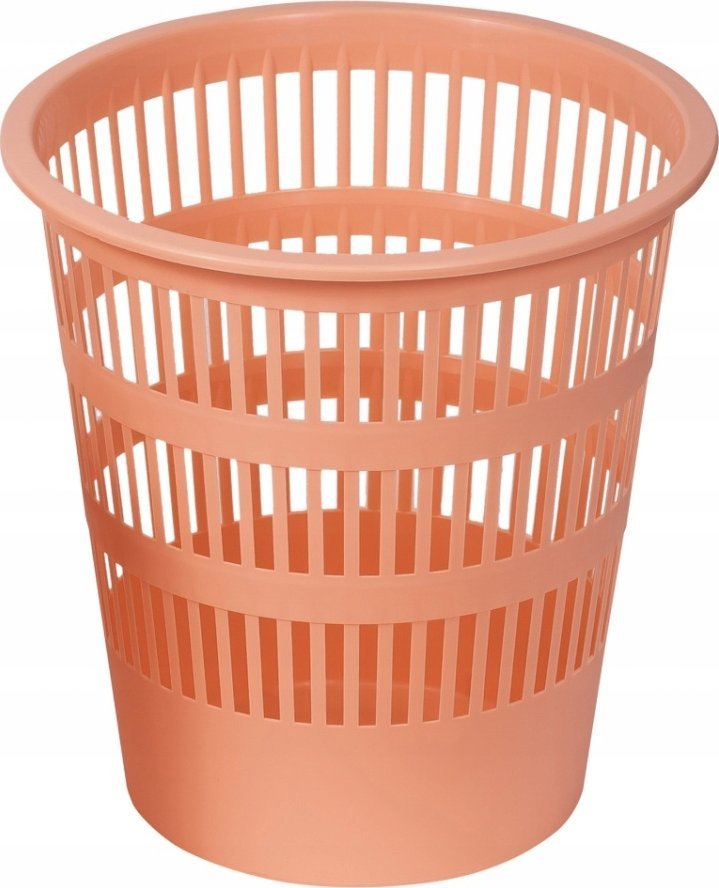 Donau Kosz na śmieci DONAU LIFE, ażurowy, 12l, pastel, pomarańczowy