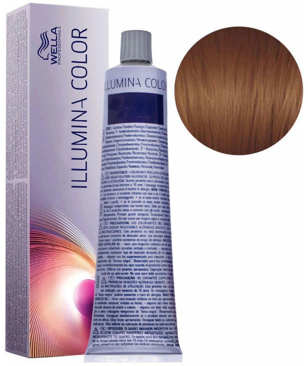 Wella Professionals Wella Professionals, Illumina Color, Permanent Hair Dye, 5/35 Light Chestnut Golden Mahogany, 60 ml For Women