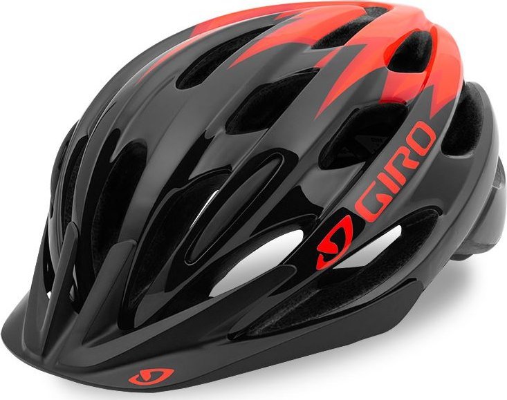 Giro Kask dziecięcy juniorski GIRO RAZE Rozmiar kasku: Uniwersalny(50-57 cm), Wybierz kolor: Matte Black Vermillion