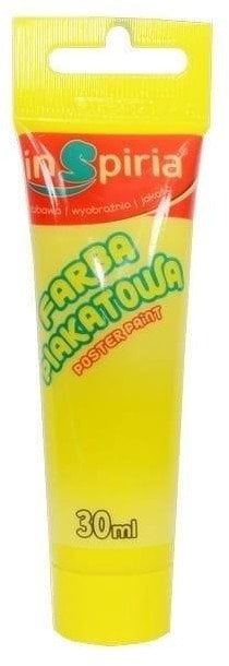 SCHEMAT Farba plakatowa w tubie żółta 30ml (6szt)