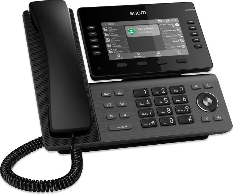 Telefon Snom Snom D815 VOIP Telefon (SIP) ohne Netzteil