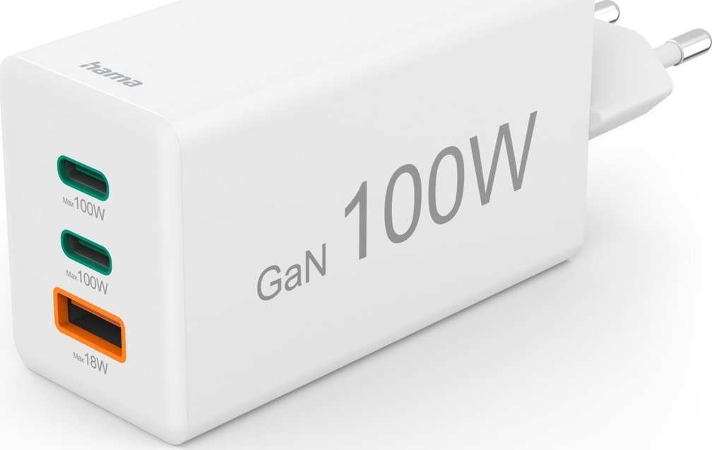 Ładowarka Hama 1x USB-A 2x USB-C (201997)