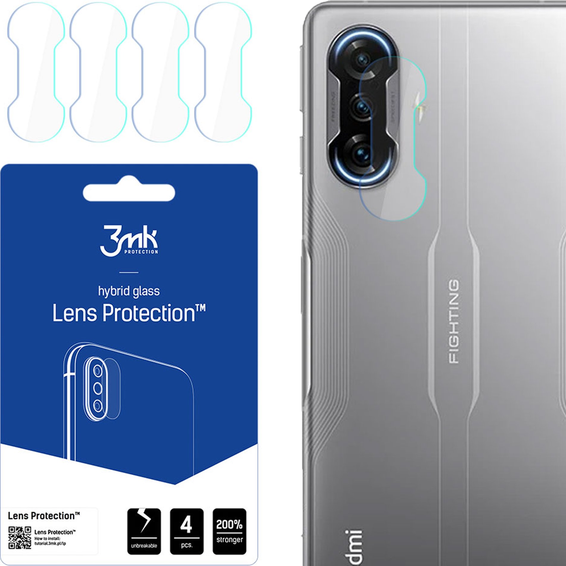 XIAOMI REDMI K40 GE 5G - 3MK LENS PROTECTION