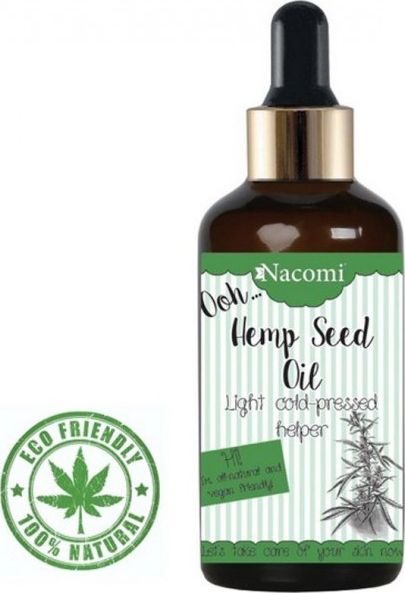 Nacomi Olej do ciała Hemp Seed Oil z pipetą 50ml
