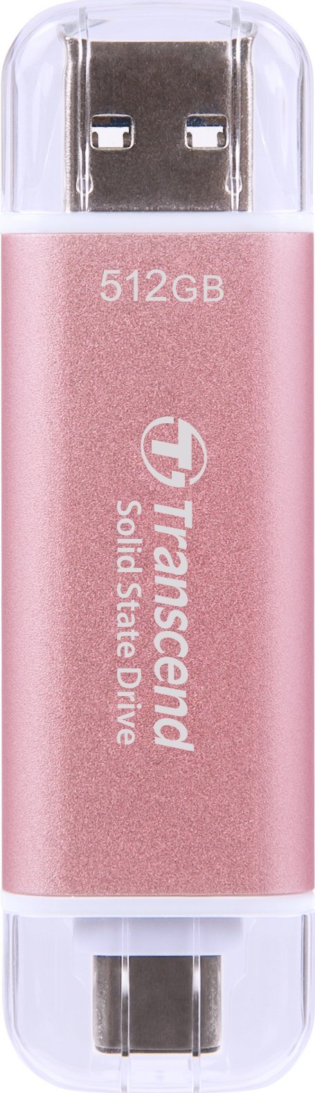 Dysk zewnętrzny SSD Transcend ESD310P 512GB Różowy (TS512GESD310P)