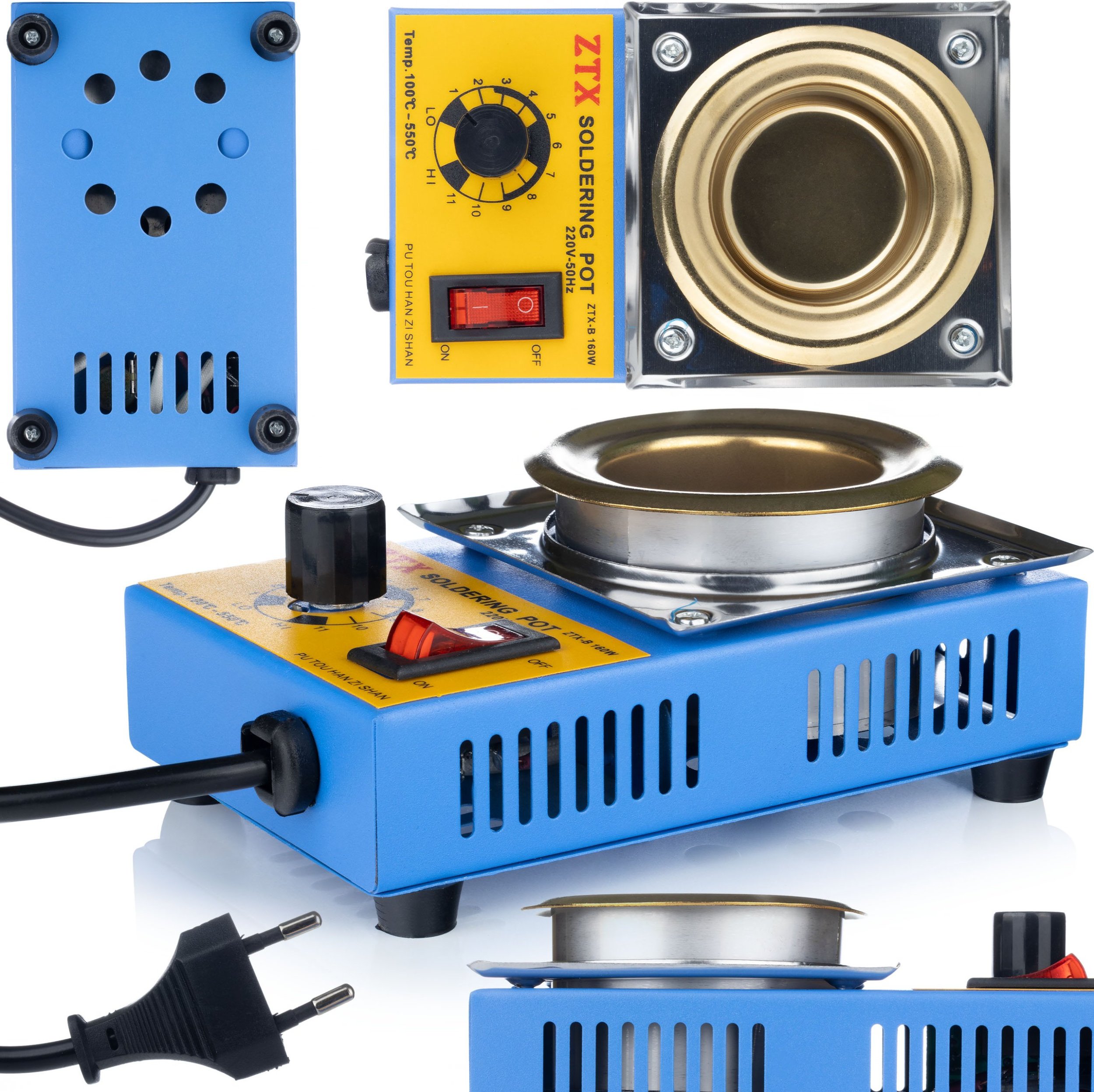 Rosfix TYGIEL TYGIELEK LUTOWNICZY TOPIENIA PODGRZEWANIA CYNY 50MM 160W 100-550C