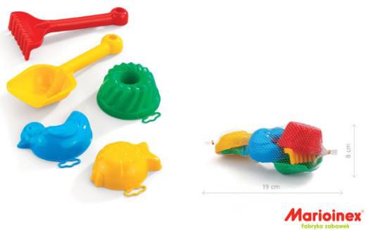 Marioinex Komplet do piasku małe mini 106 - MARIO 106