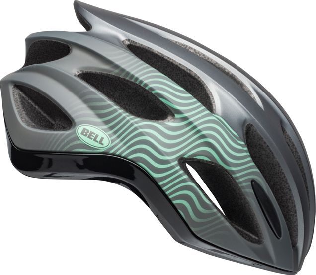 Bell Kask Formula Tsunami Matte Gloss Gunmetal miętowy r. L (58-62cm)