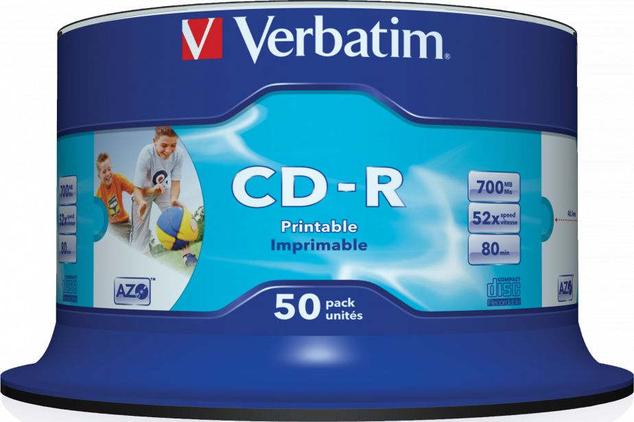 Verbatim CD-R 700 MB 52x 50 sztuk (43438)