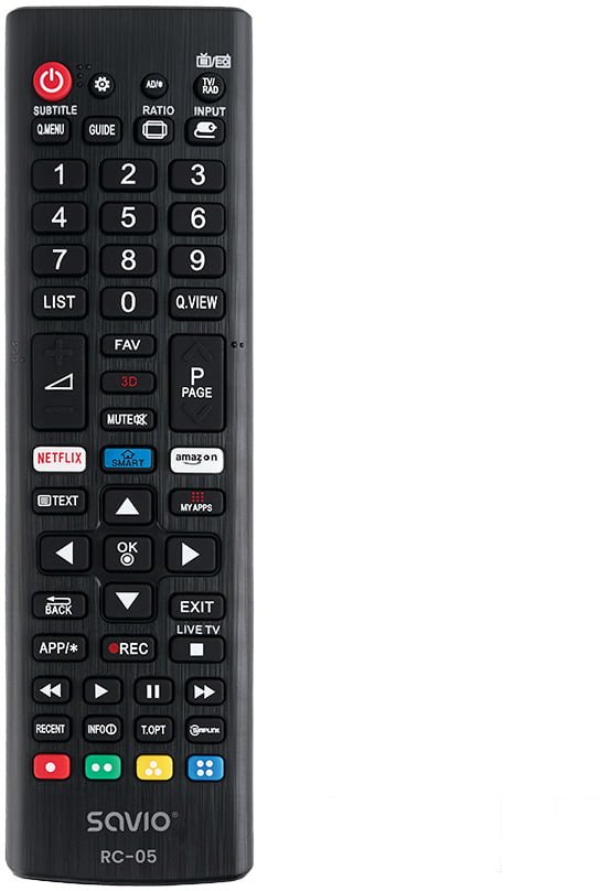 Pilot RTV Savio RC-05 pilot uniwersalny do telewizorów LG (SAVIO RC-05)