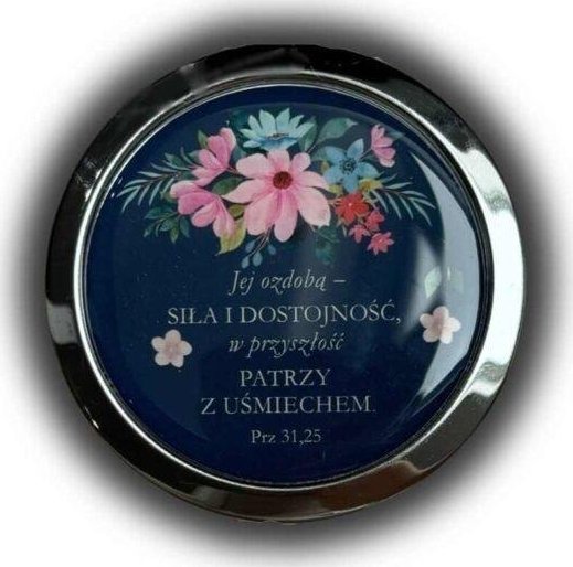 Lusterko kieszonkowe okrągłe - Jej ozdobą