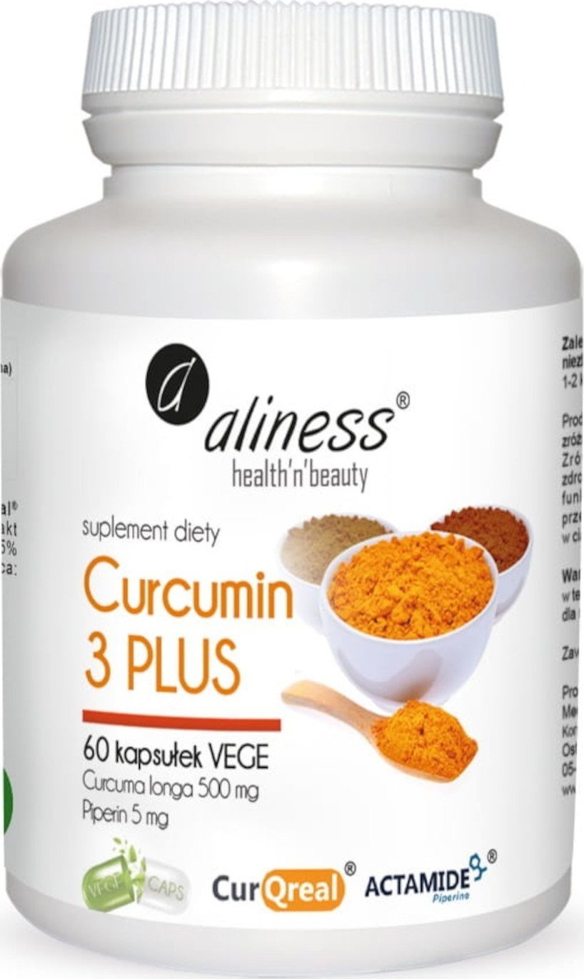 MEDICALINE Aliness, Curcumin C3 Complex Plus, 60 kapsułek