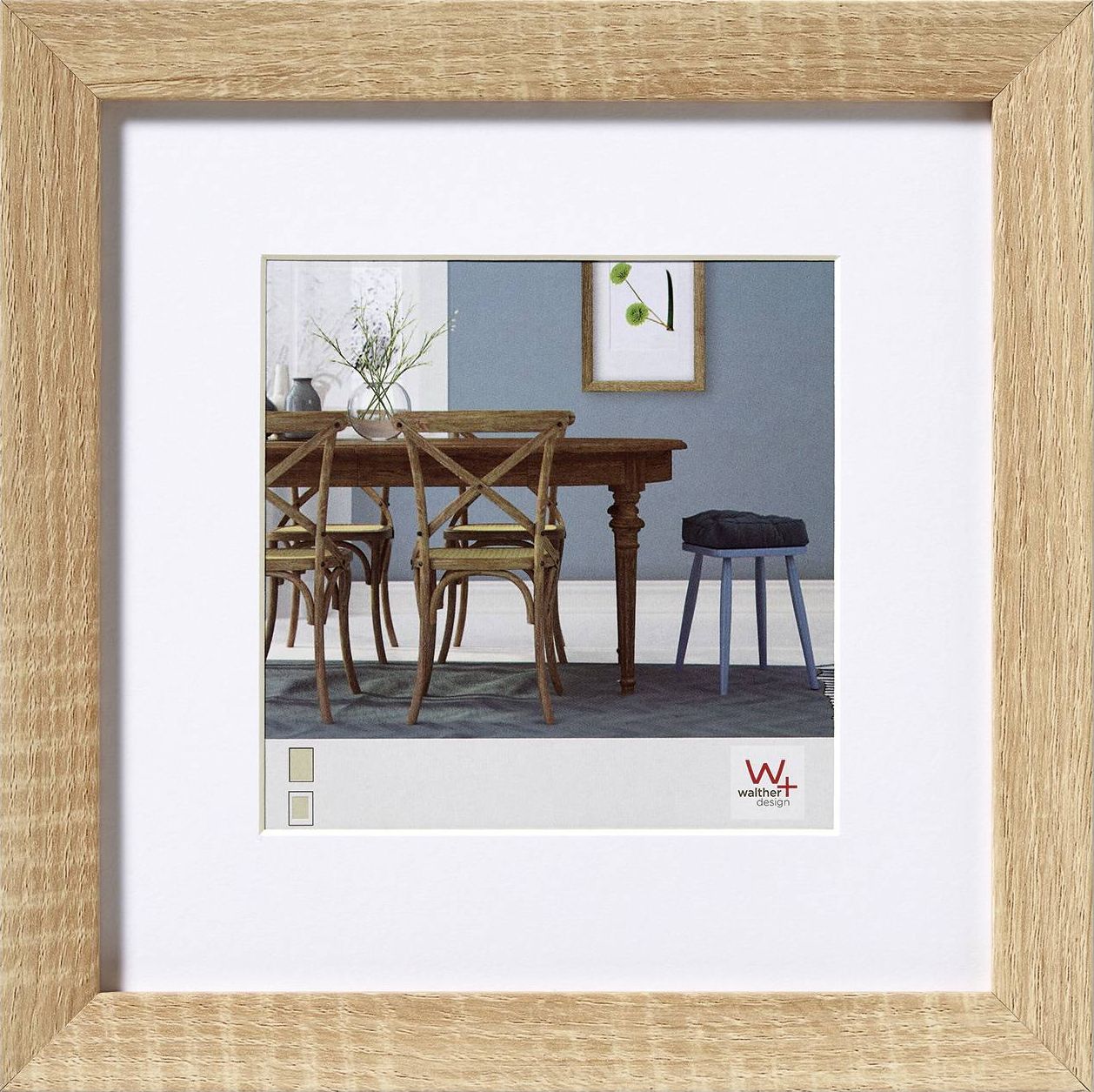 Ramka Walther Fiorito oak 40x40 Wood incl. Passepartout