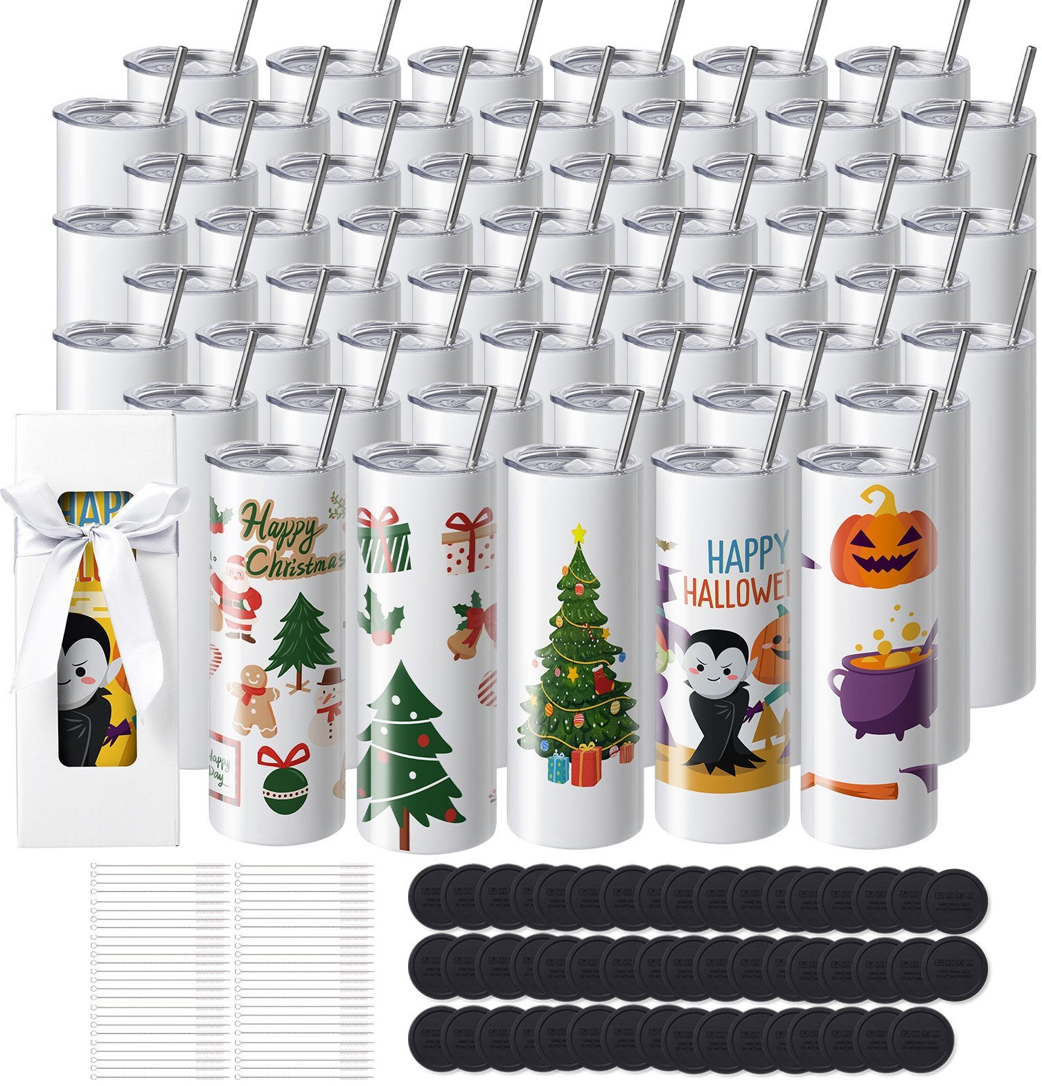 50 Kubów do Sublimacji ze Stali Nierdzewnej