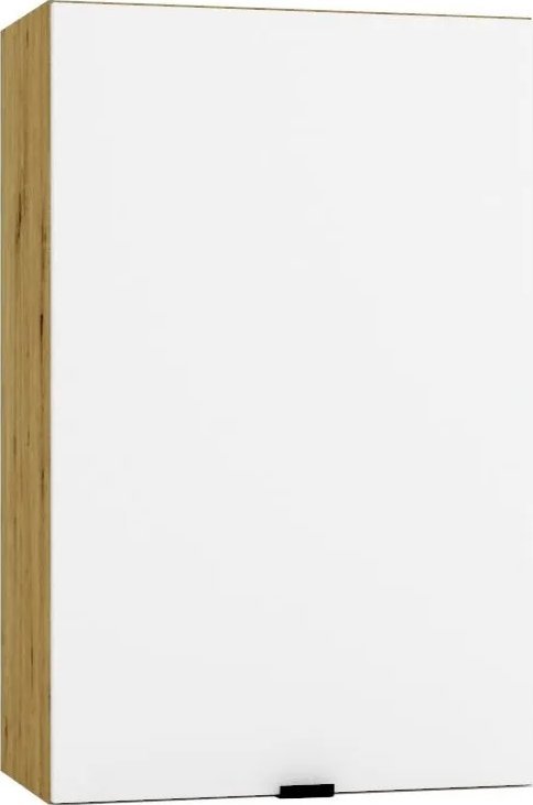 Szafka kuchenna wisząca GIANNA W45 P/L biała alaska/dąb artisan STOLKAR