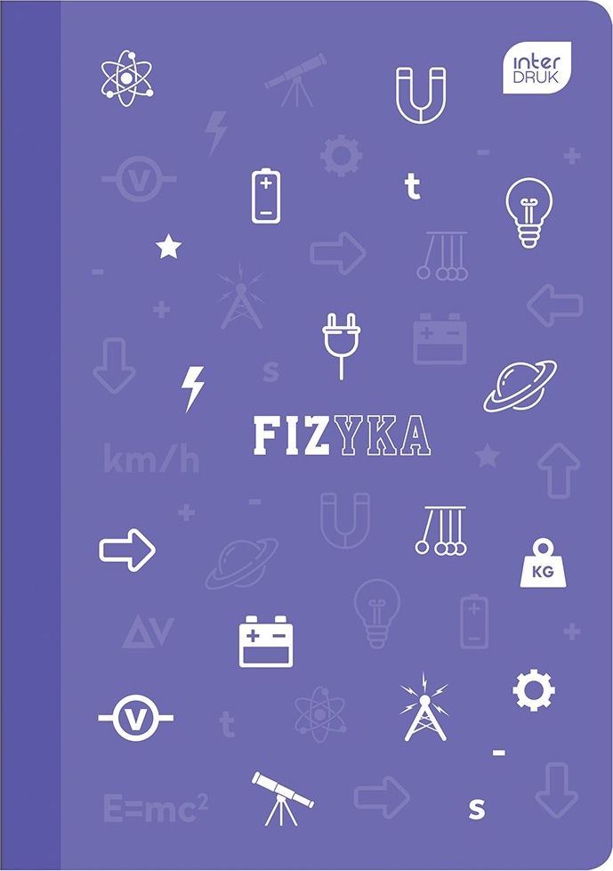 Interdruk Zeszyt tematyczny pp a5/60k kratka fizyka interdruk