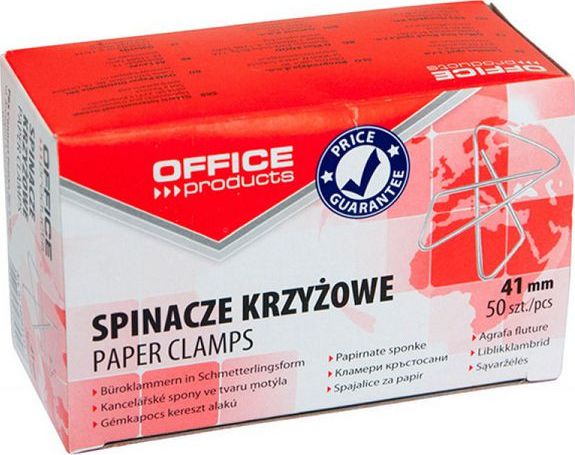 Staples Spinacze krzyżowe 41mm 50/p